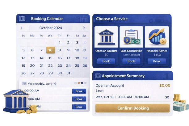 banking appointment scheduling software