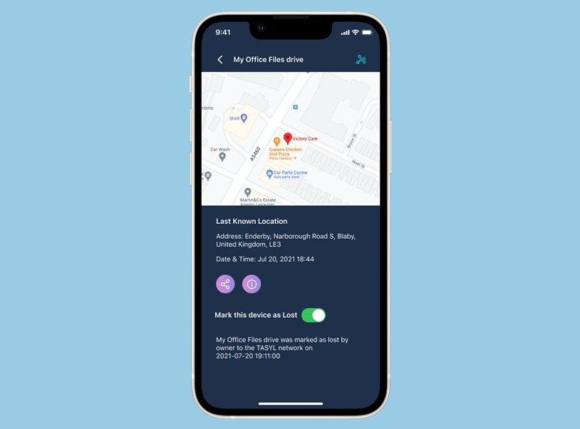 BLE Device Tracker App Design