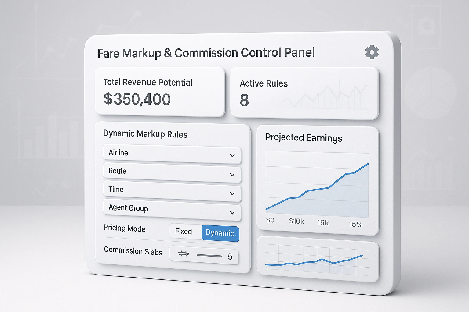 Fare Markup & Commission Settings Fare Markup & Commission Settings