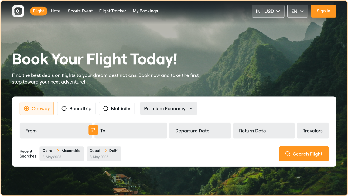 Flight Search Availability Flight Search Availability