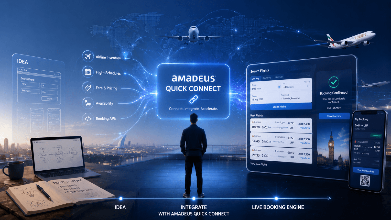 Amadeus Quick Connect Booking Engine