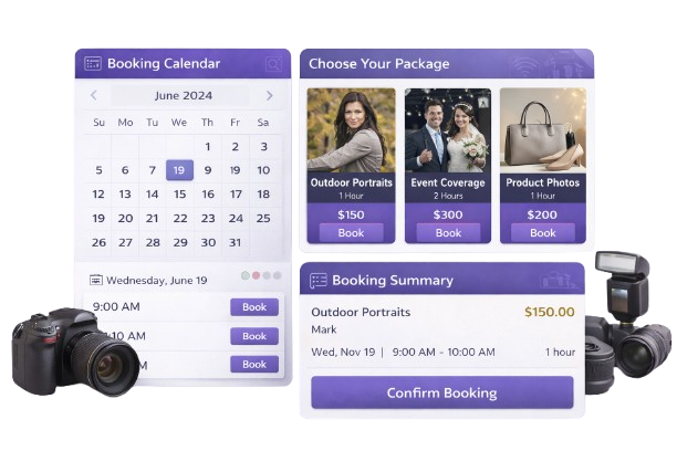 photography booking software